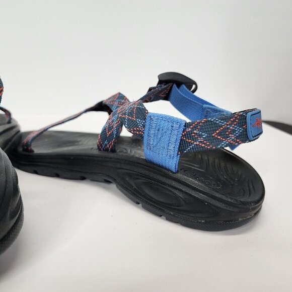 WOMEN'S CHACO Z/VOLV sandals size 7 blue black‎ hiking outdoor beach - Picture 8 of 10